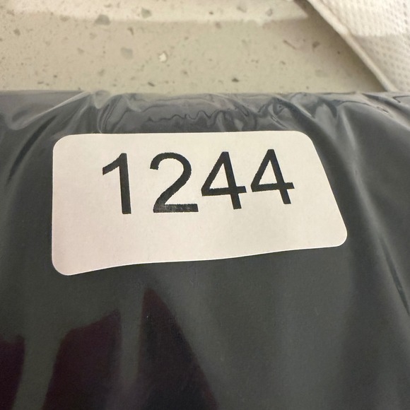 Self-Portrait Angelique Frilled Split Front Dress Women's 4 Black Navy Luxury - Picture 14 of 14